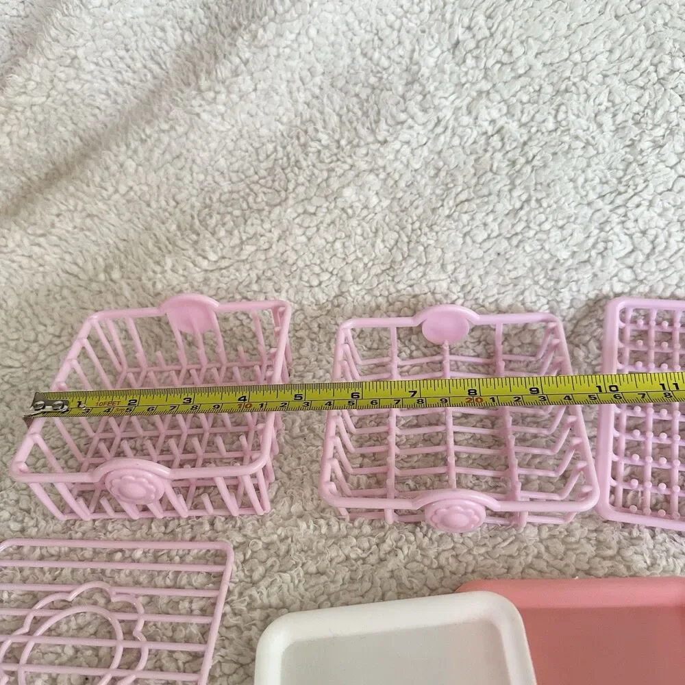 Battat Our Generation Pink Kitchen Racks Dishwasher Sink 18
